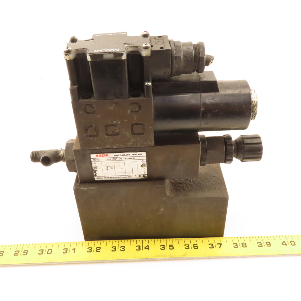 Nachi S-G01-C6S-GRZ-D2-9390D 4/3 Way Float Center Regulator Manifold Assembly