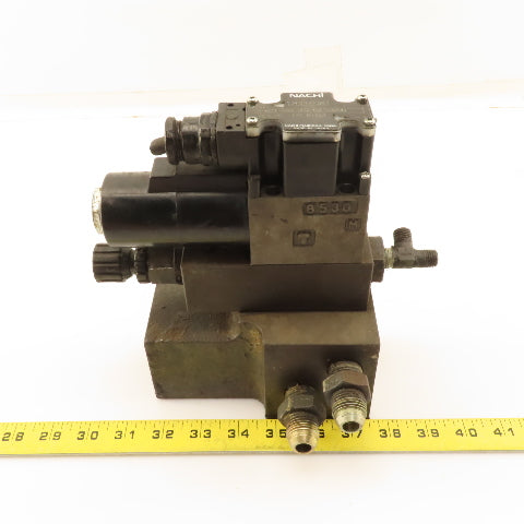 Nachi S-G01-C6S-GRZ-D2-9390D 4/3 Way Float Center Regulator Manifold Assembly