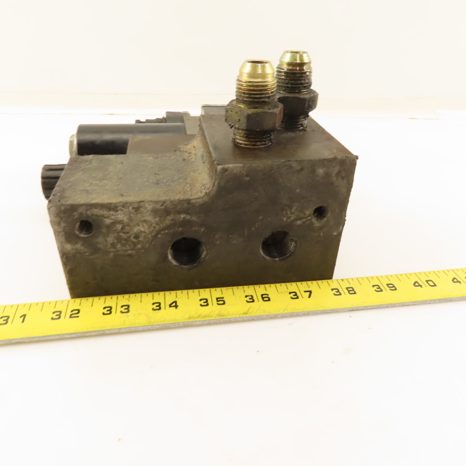 Nachi S-G01-C6S-GRZ-D2-9390D 4/3 Way Float Center Regulator Manifold Assembly
