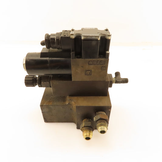 Nachi S-G01-C6S-GRZ-D2-9390D 4/3 Way Float Center Regulator Manifold Assembly