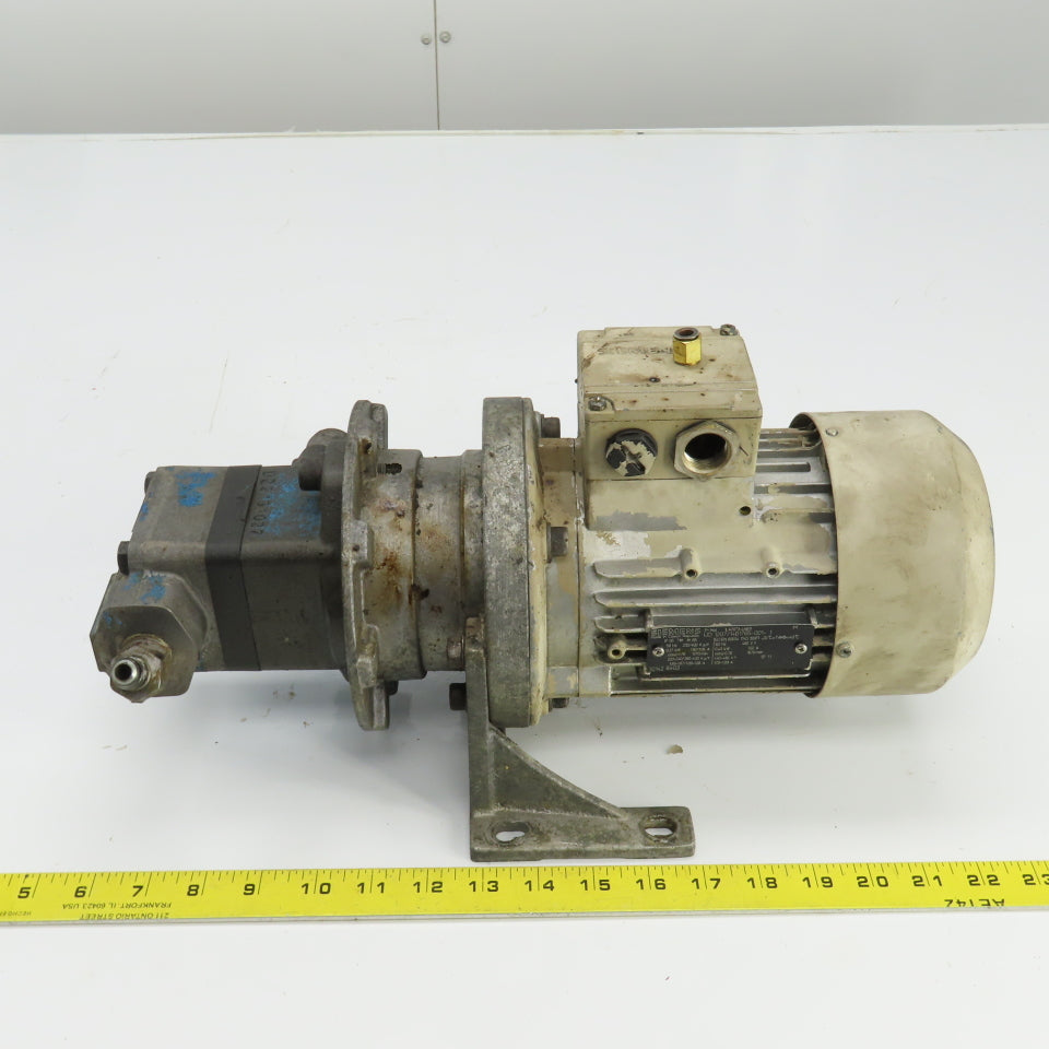 Siemens 1LA7073-4AB11 0.43KW AC Motor 460V W/Vickers Vane Pump V101B2B1A20
