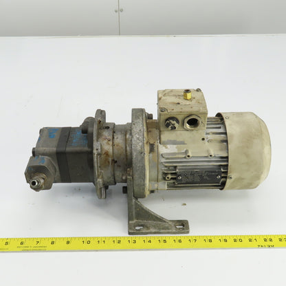 Siemens 1LA7073-4AB11 0.43KW AC Motor 460V W/Vickers Vane Pump V101B2B1A20