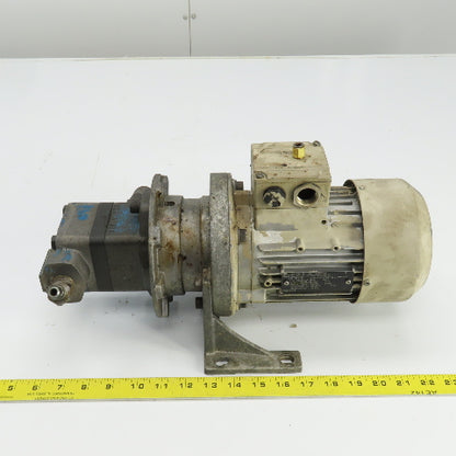 Siemens 1LA7073-4AB11 0.43KW AC Motor 460V W/Vickers Vane Pump V101B2B1A20