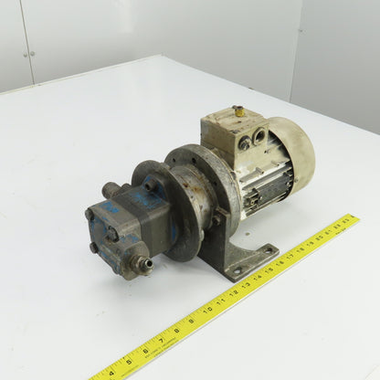 Siemens 1LA7073-4AB11 0.43KW AC Motor 460V W/Vickers Vane Pump V101B2B1A20