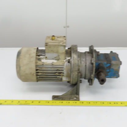 Siemens 1LA7073-4AB11 0.43KW AC Motor 460V W/Vickers Vane Pump V101B2B1A20