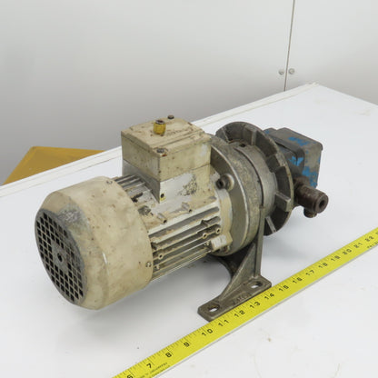 Siemens 1LA7073-4AB11 0.43KW AC Motor 460V W/Vickers Vane Pump V101B2B1A20