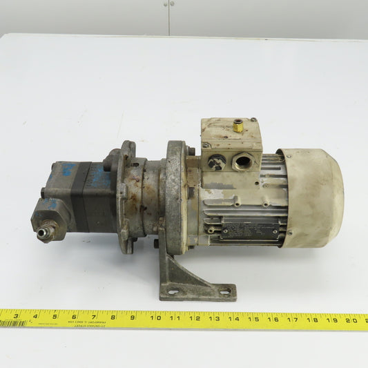 Siemens 1LA7073-4AB11 0.43KW AC Motor 460V W/Vickers Vane Pump V101B2B1A20