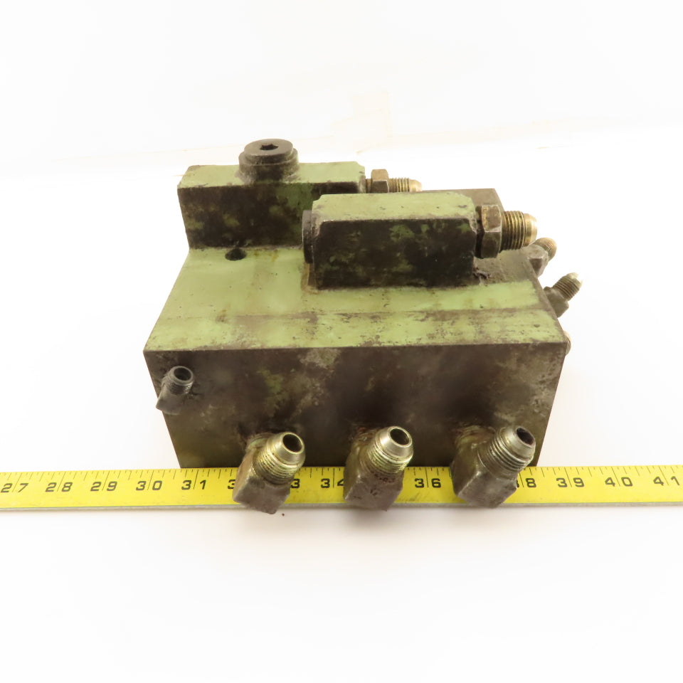Okuma LR15 Multiport Steel Block Hydraulic Manifold Assembly