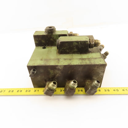 Okuma LR15 Multiport Steel Block Hydraulic Manifold Assembly