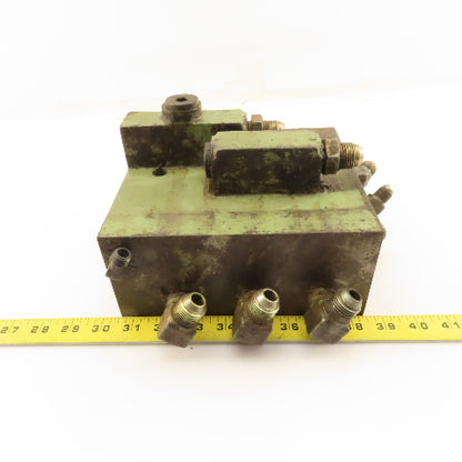 Okuma LR15 Multiport Steel Block Hydraulic Manifold Assembly