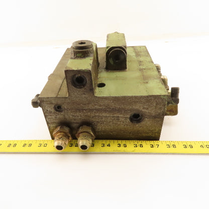 Okuma LR15 Multiport Steel Block Hydraulic Manifold Assembly