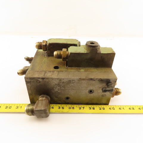 Okuma LR15 Multiport Steel Block Hydraulic Manifold Assembly