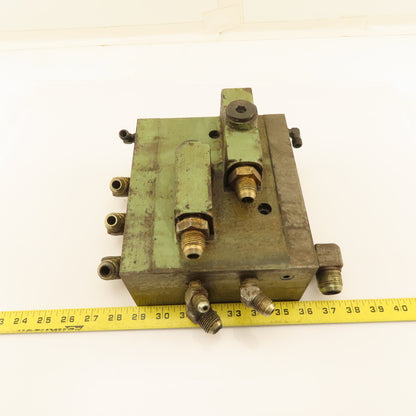 Okuma LR15 Multiport Steel Block Hydraulic Manifold Assembly