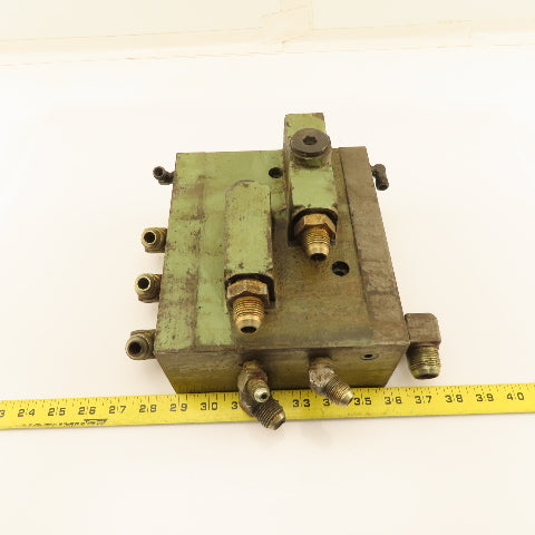 Okuma LR15 Multiport Steel Block Hydraulic Manifold Assembly