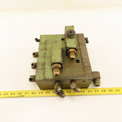 Okuma LR15 Multiport Steel Block Hydraulic Manifold Assembly