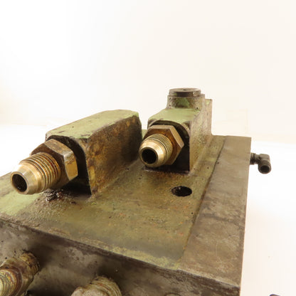Okuma LR15 Multiport Steel Block Hydraulic Manifold Assembly