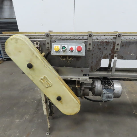 Slider Bed Conveyor 4" Belt 11"OAL 208-230/460V 3Ph 11FPM