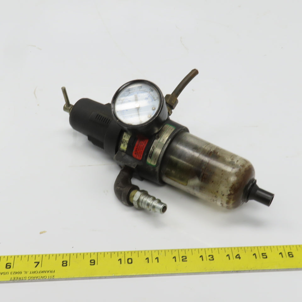 Speedaire 4Z027 Pneumatic Filter Regulator 150 PSI Max Inlet 125°F