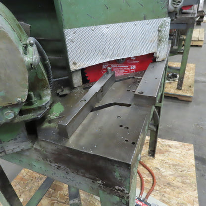 Ruvo 10" Double 45° Miter Saw 1-1/2Hp 208-230/460V 3Ph