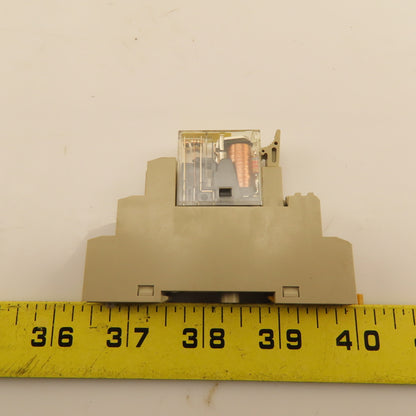Omron GR2-2-SND 24VDC Coil Relay Module Socket Base 28X9YK Lot Of 5