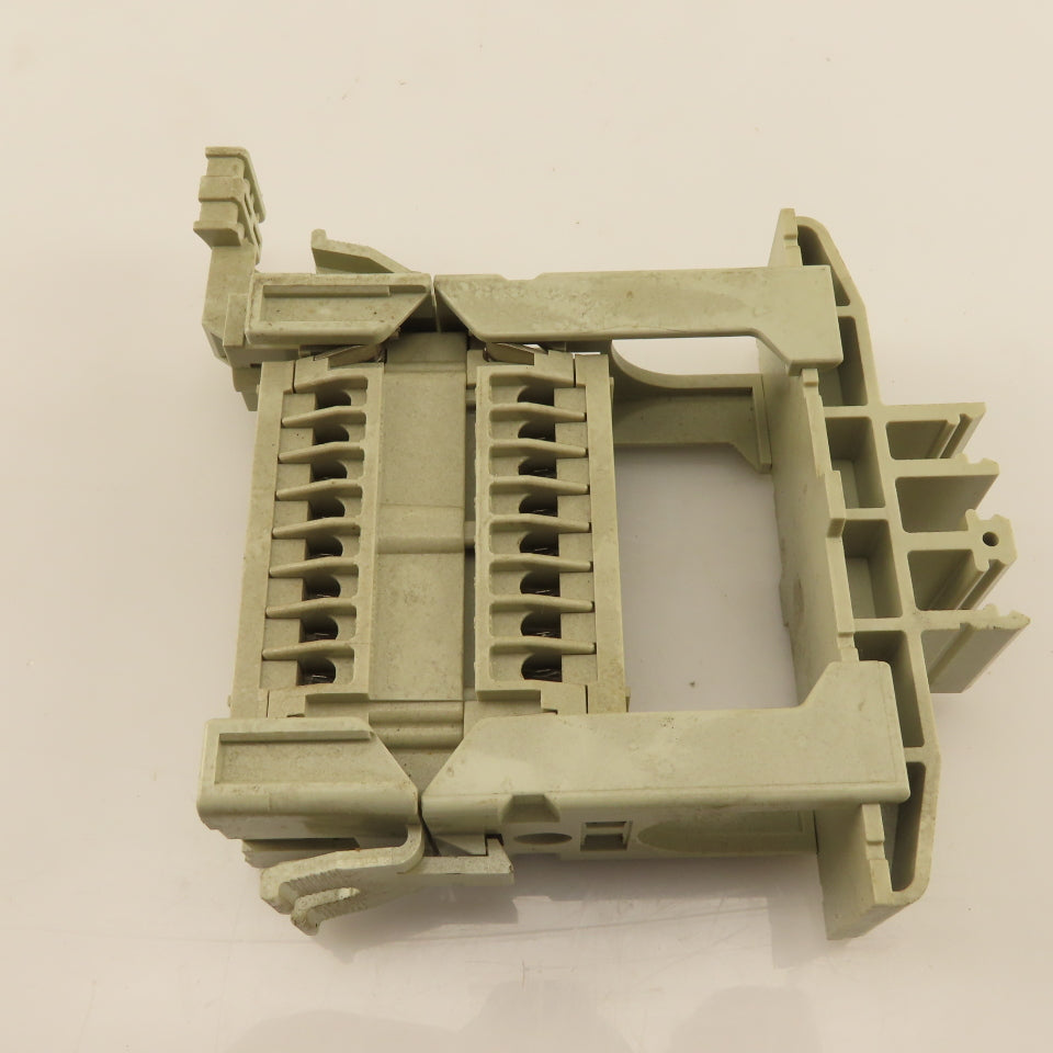 Harting E-16M E-16F 16 Position 400V 16A Panel Din Rail Connector Male/Female