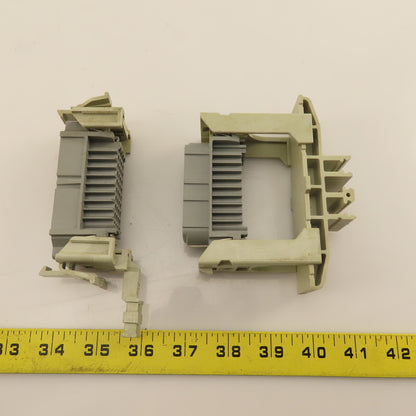 Harting Han-D40F 40 Position 400V 16A Panel Din Rail Connector Male/Female