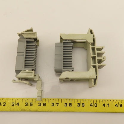 Harting Han-D40F 40 Position 400V 16A Panel Din Rail Connector Male/Female