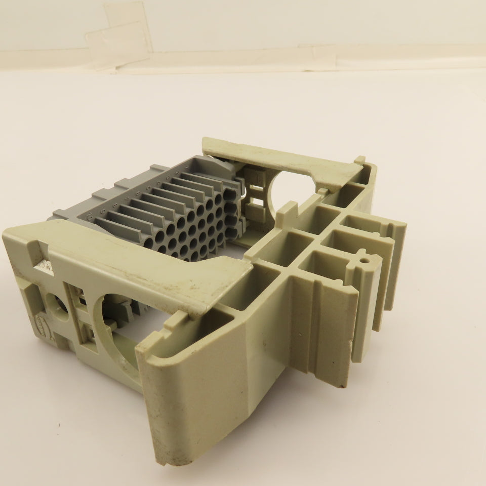 Harting Han-D40F 40 Position 400V 16A Panel Din Rail Connector Male/Female