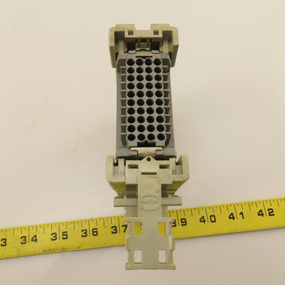 Harting Han-D40F 40 Position 400V 16A Panel Din Rail Connector Male/Female