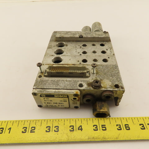 Bosch 0821706035 4 Position Pneumatic Valve Manifold Base 24VDC