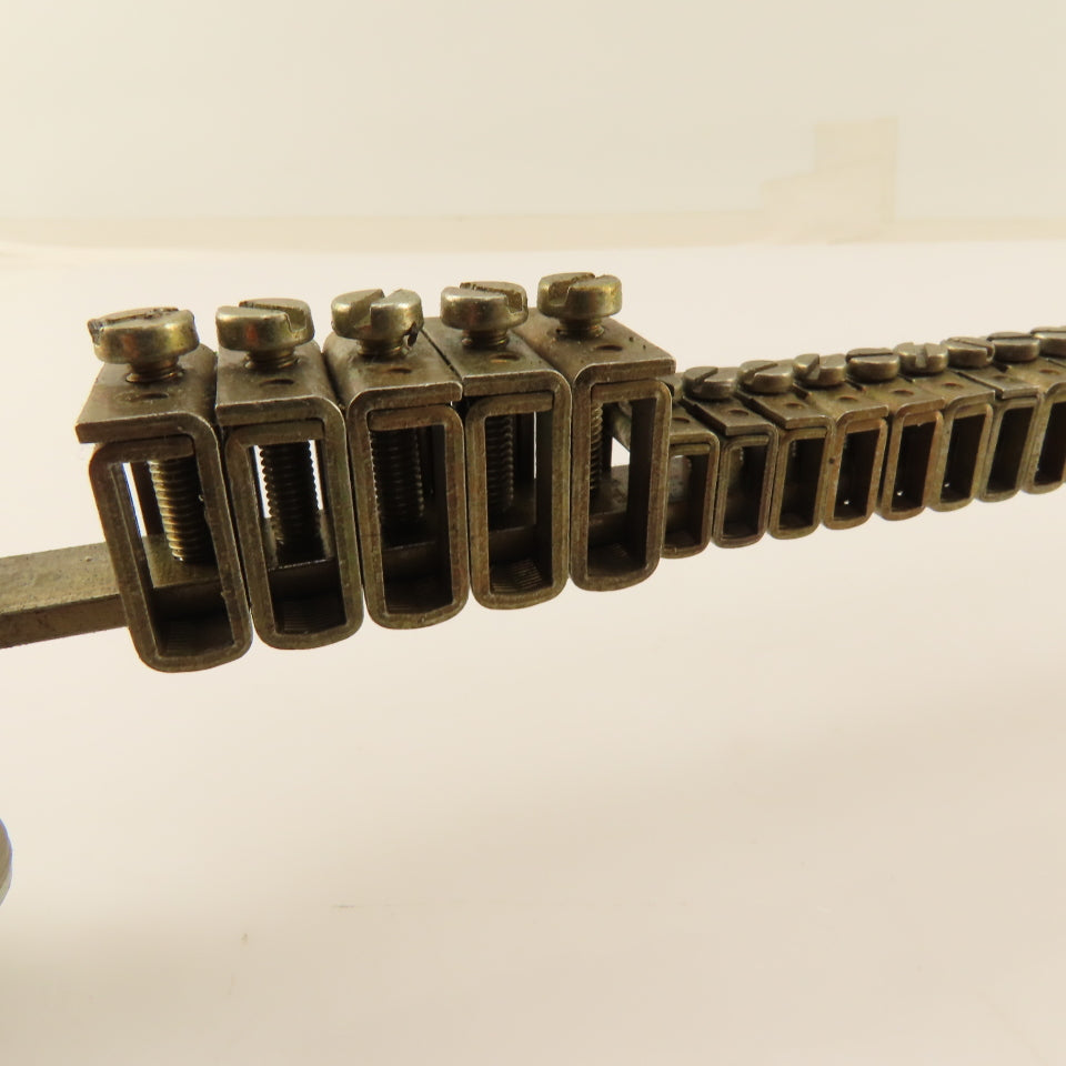 20" Industrial Electrical Cabinet Grounding Neutral Bar Kit 60 Terminals