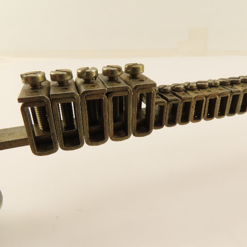20" Industrial Electrical Cabinet Grounding Neutral Bar Kit 60 Terminals