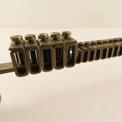 20" Industrial Electrical Cabinet Grounding Neutral Bar Kit 60 Terminals