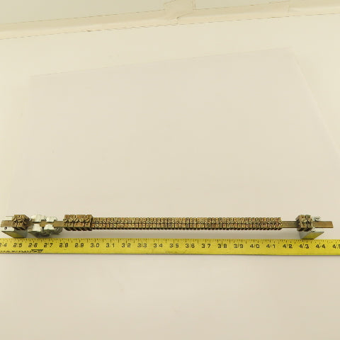 20" Industrial Electrical Cabinet Grounding Neutral Bar Kit 60 Terminals