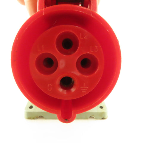 ABB 332RS6 32A 415V Max IEC 60309-1,2 Surface Mount 3 Pole Grounded Plug