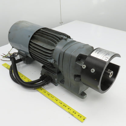 Rexnord GFTC4B5-MDF90L20-12GPB20/14NM AC Motor 480V 3PH 600/113RPM 50/60HZ