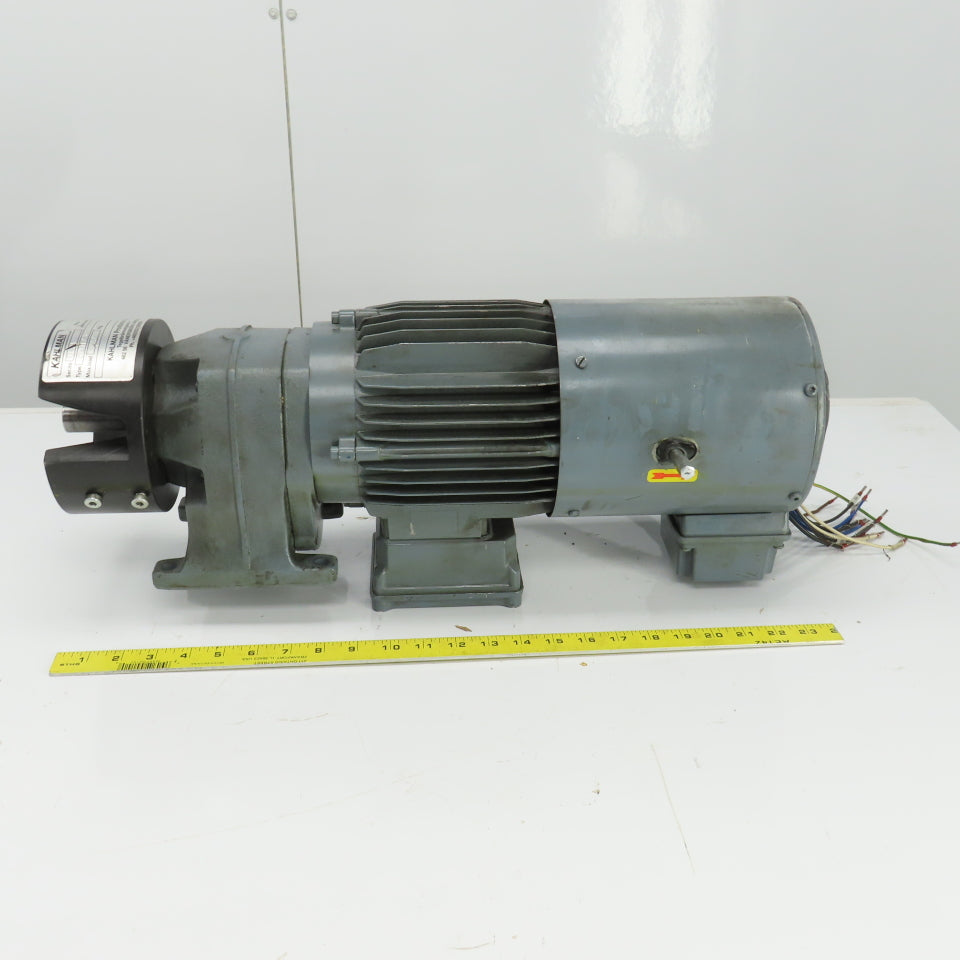 Rexnord GFTC4B5-MDF90L20-12GPB20/14NM AC Motor 480V 3PH 600/113RPM 50/60HZ