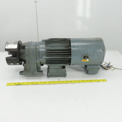 Rexnord GFTC4B5-MDF90L20-12GPB20/14NM AC Motor 480V 3PH 600/113RPM 50/60HZ