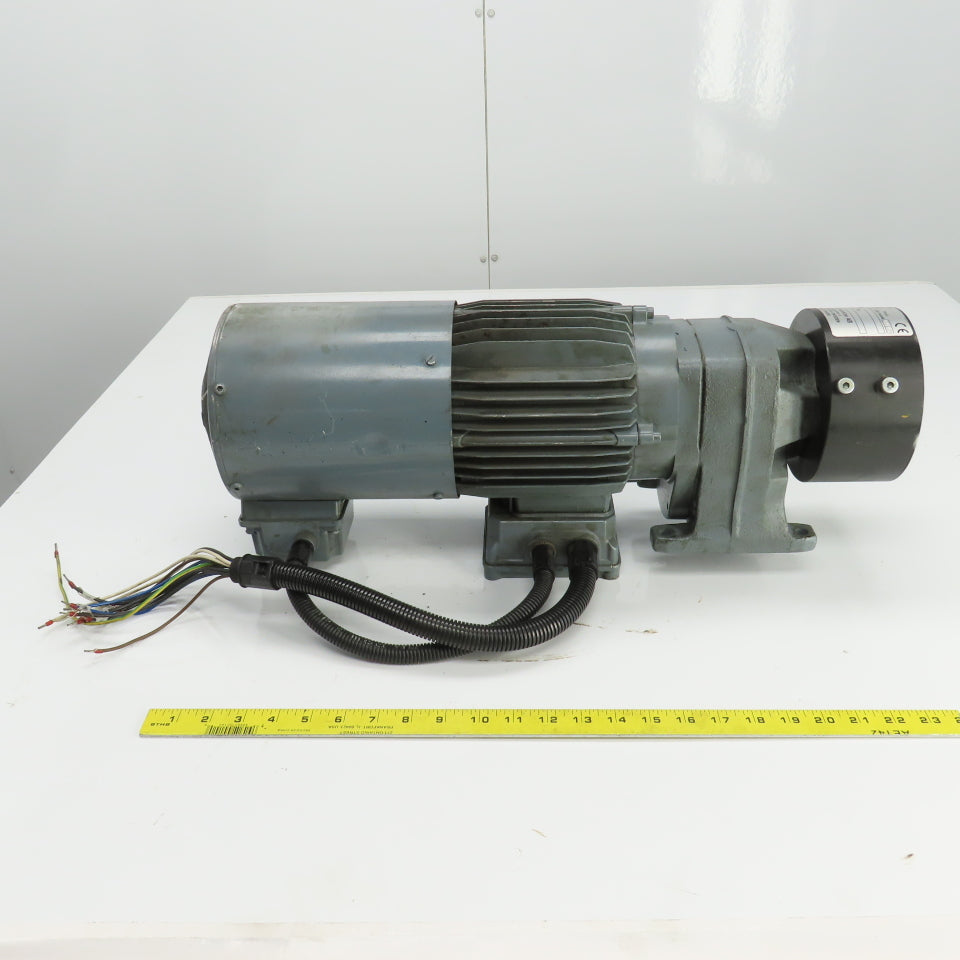 Rexnord GFTC4B5-MDF90L20-12GPB20/14NM AC Motor 480V 3PH 600/113RPM 50/60HZ