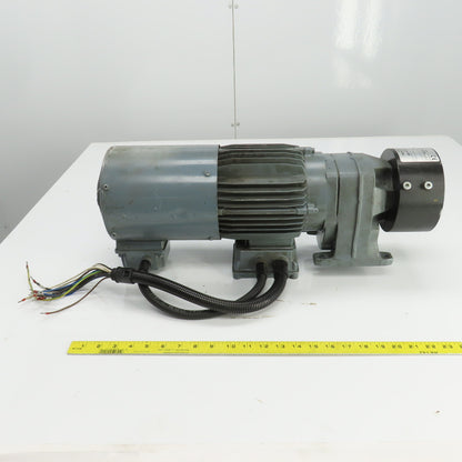 Rexnord GFTC4B5-MDF90L20-12GPB20/14NM AC Motor 480V 3PH 600/113RPM 50/60HZ