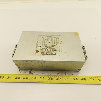 Schaffner FN351-36-33 440V 50/60Hz 3 Pole Power Line Filter