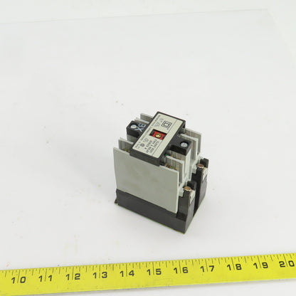 Square D 53696 X020V02 Ser. A Class 8501  AC Control Relay 120V Coil