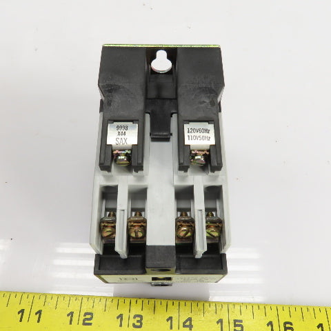 Square D 00122 X030V02 Ser. A Class 8501 AC Control Relay 120V Coil