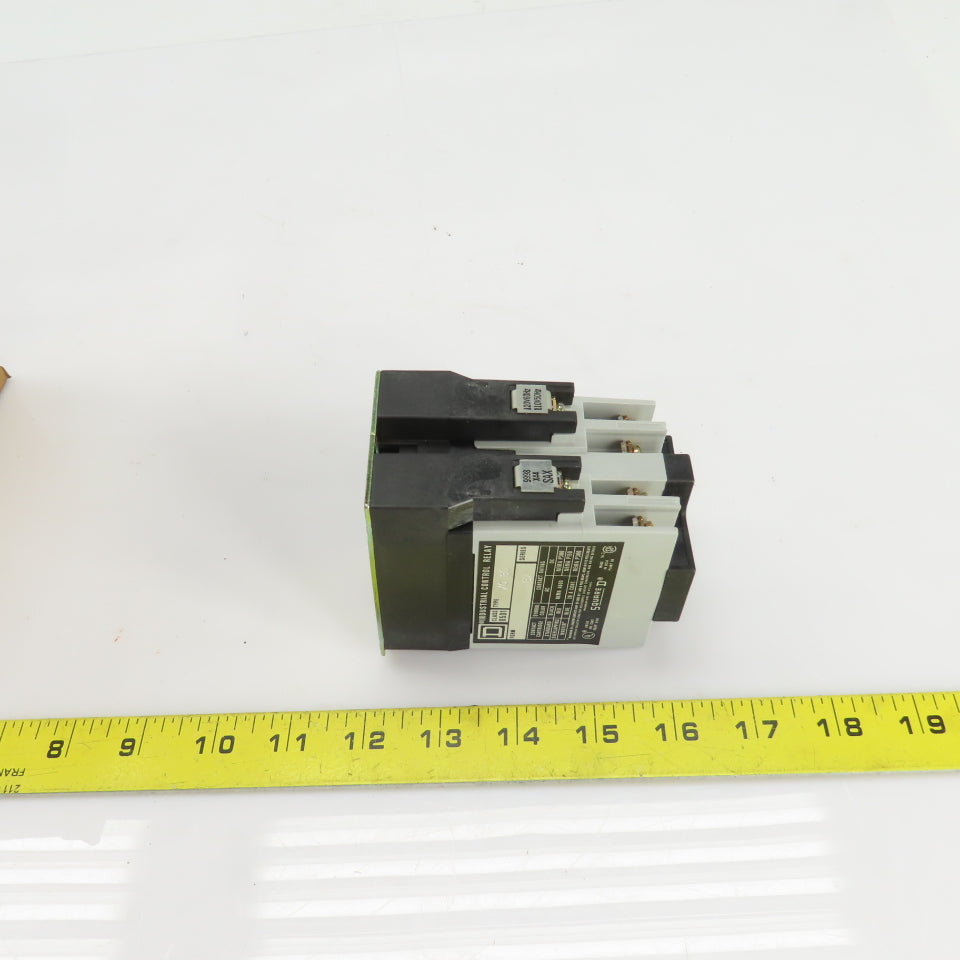 Square D 00122 X030V02 Ser. A Class 8501 AC Control Relay 120V Coil