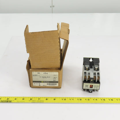 Square D 00122 X030V02 Ser. A Class 8501 AC Control Relay 120V Coil
