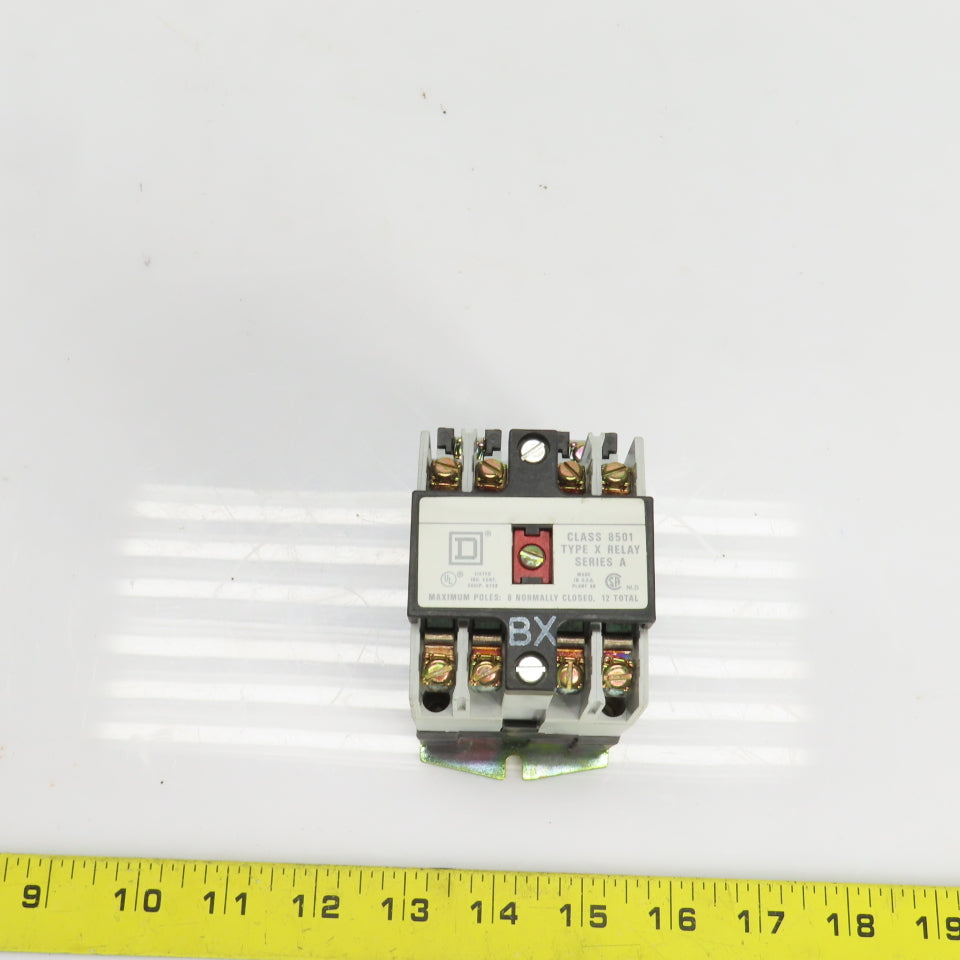 Square D 53705 X040V02 Ser. A Class 8501 AC Control Relay 120V Coil