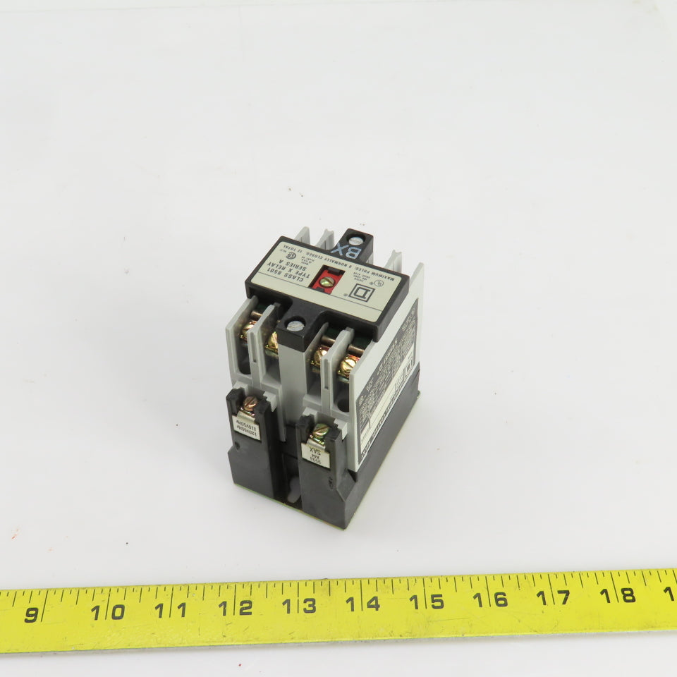 Square D 53705 X040V02 Ser. A Class 8501 AC Control Relay 120V Coil