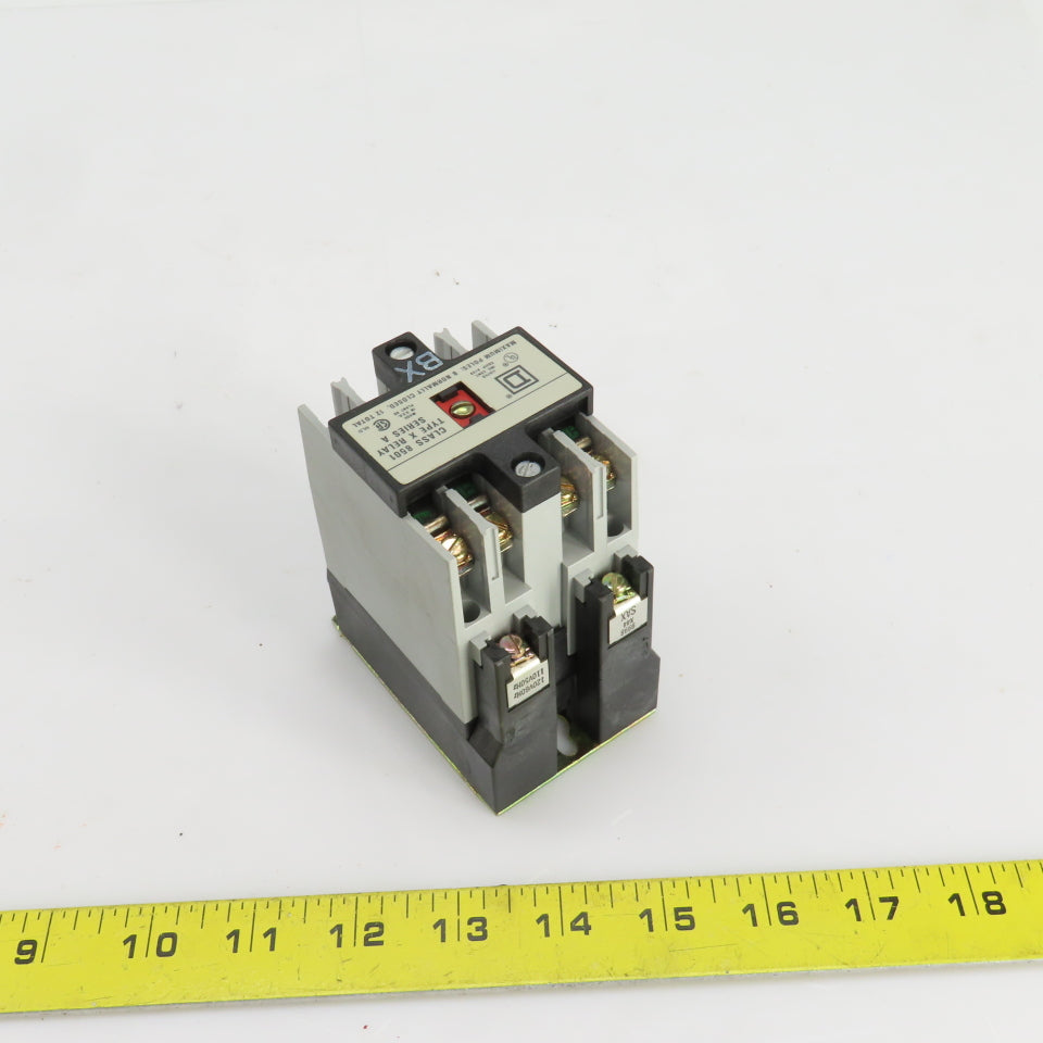 Square D 53705 X040V02 Ser. A Class 8501 AC Control Relay 120V Coil
