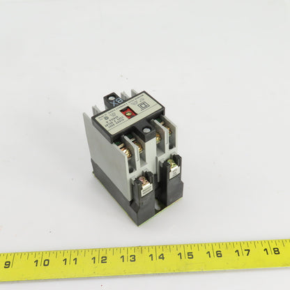 Square D 53705 X040V02 Ser. A Class 8501 AC Control Relay 120V Coil