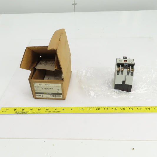 Square D 53705 X040V02 Ser. A Class 8501 AC Control Relay 120V Coil